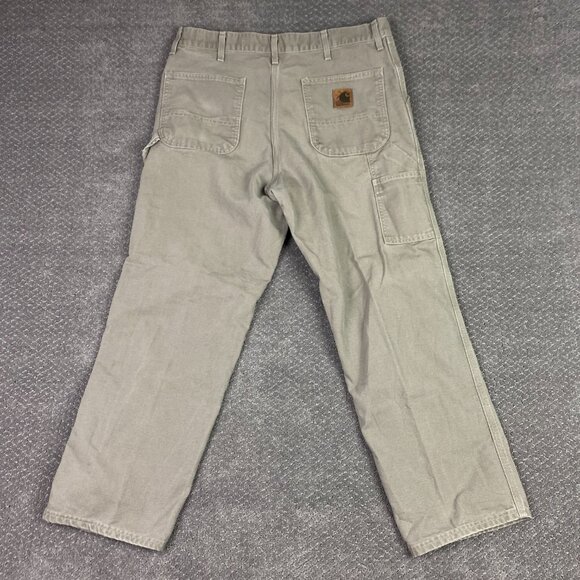 Carhartt B11 DES Carpenter Work Pants Men's 36 x 29 Canvas Cotton - Picture 6 of 15